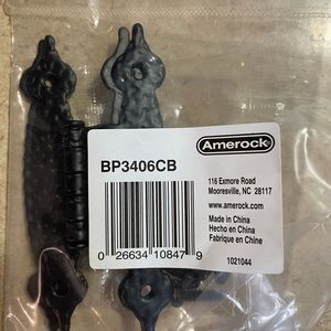 Brand NEW Black Kitchen Cabinet Hinges - 13 pairs (26 total).